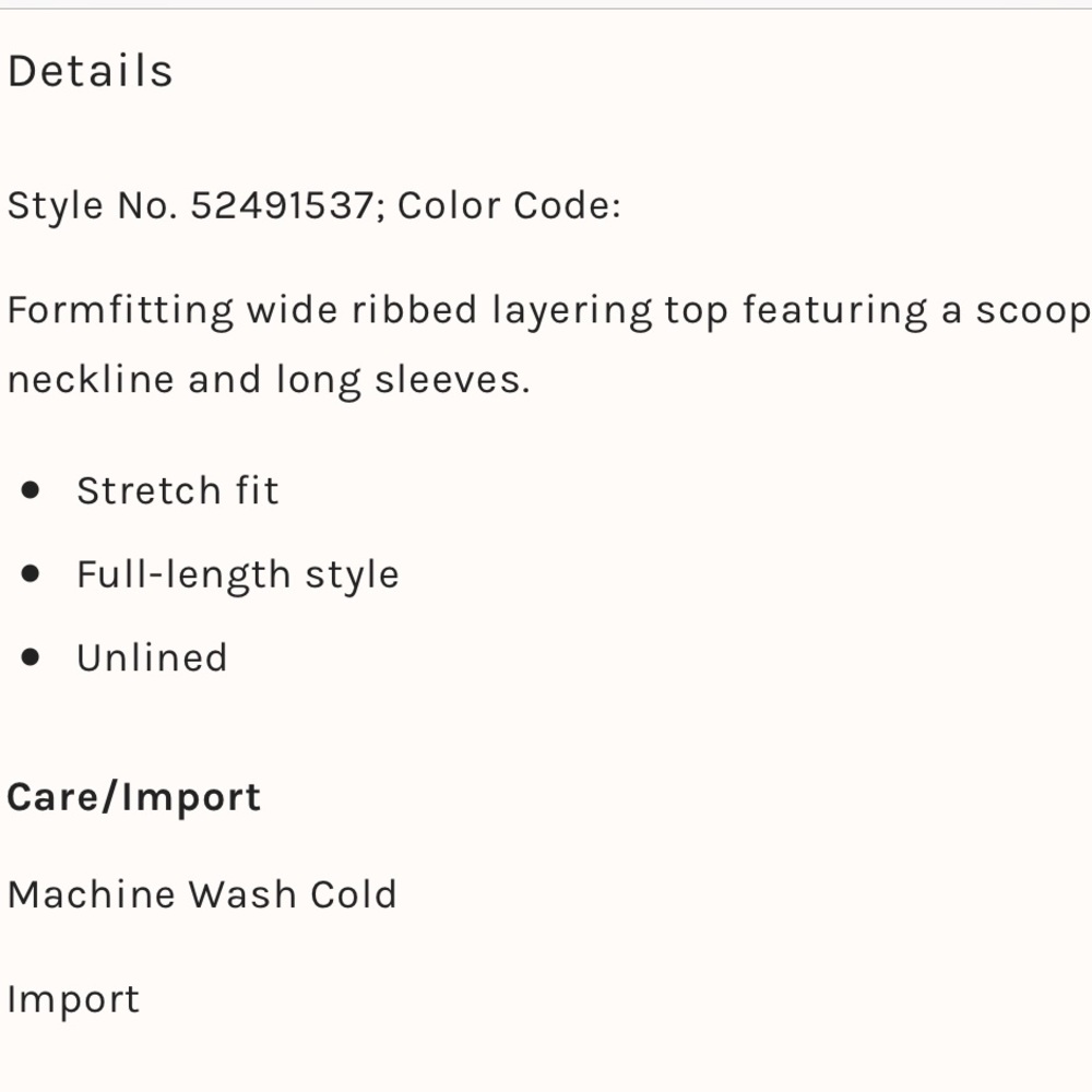 Women’s White Scoop Neck Long Sleeve Top *See Description* - Picture 6 of 8